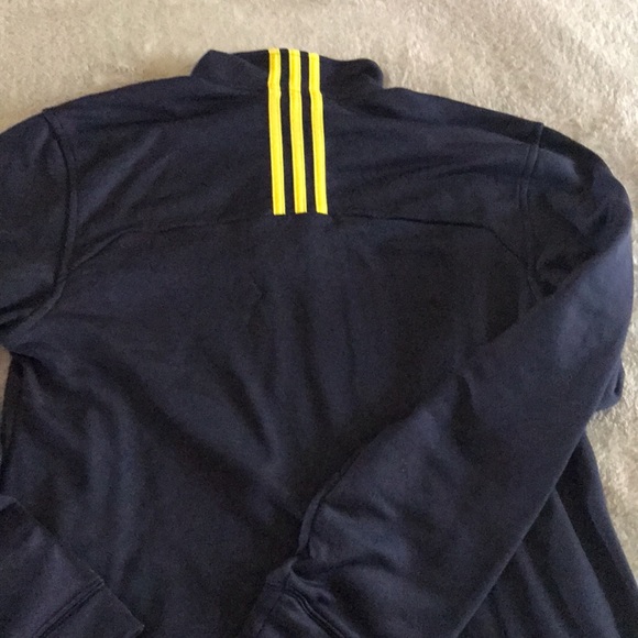 Adidas Jacket great U Michigan colors EUC UMich #GoBlue - Picture 10 of 12